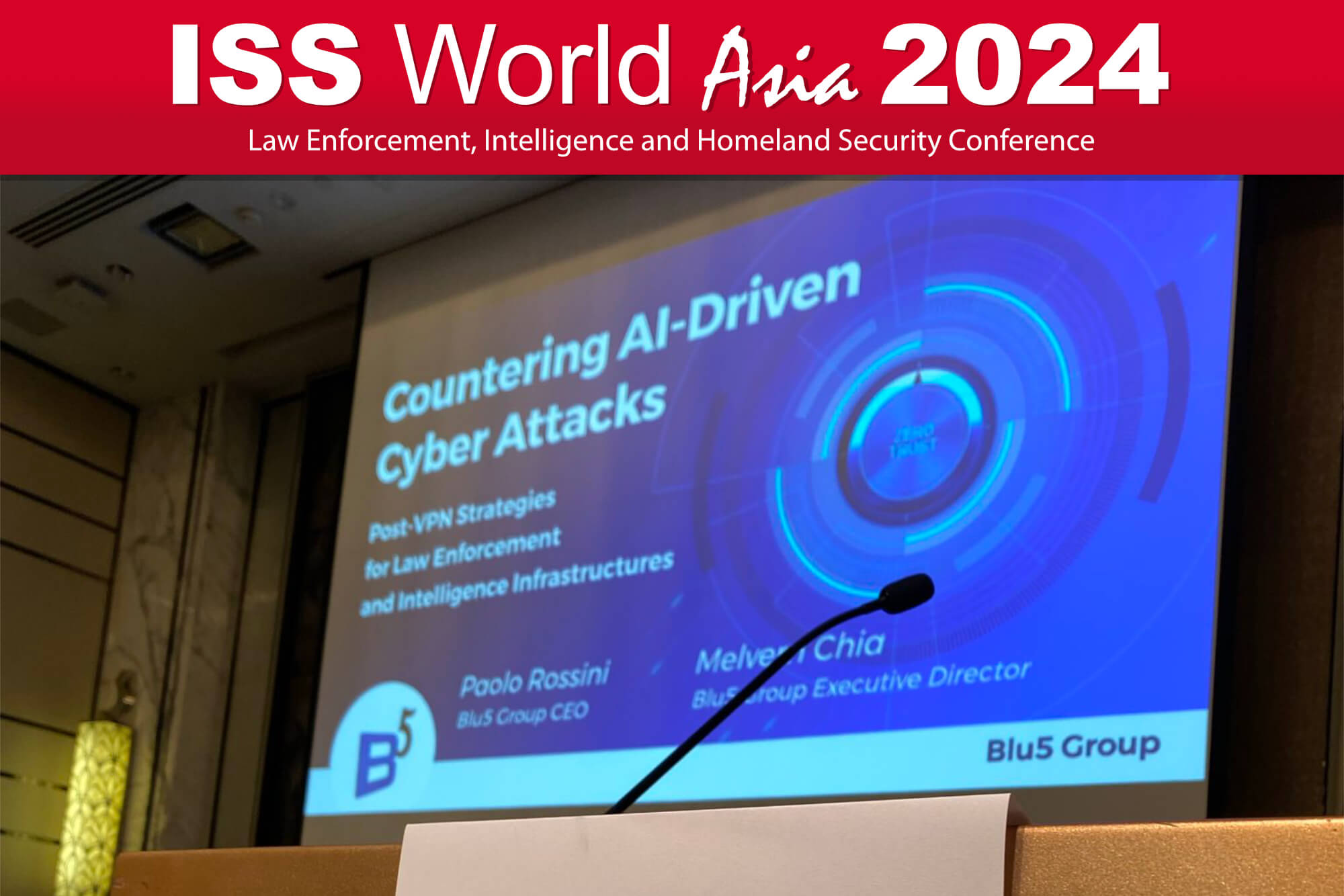 Blu5 at ISS World Asia 2024, Singapore